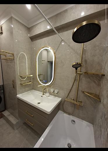 61: 3 комнаты, 61 м², Асанбай мкр Элитка, 12 этаж, Дизайнерский ремонт — 2