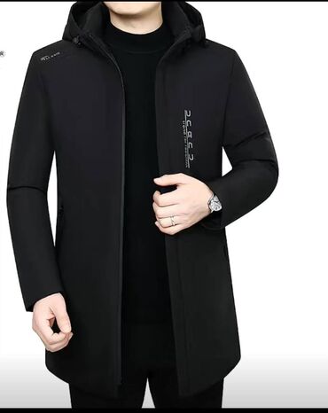 куртка классическая мужская: Куртка 4XL (EU 48), цвет - Черный