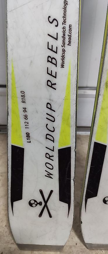 лыжи atomic: Продаю горные лыжи head wouldcup rebels i.speed 180 cm крепления 14 — 2