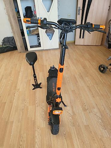 Электротранспорт: Elektrik skuter – Faster E‑Scooter - Rəng: narıncı/qara — 3