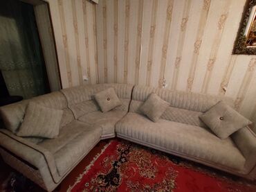 Divan və kreslo dəstləri: Künc divan, Divan, Bazasız, Açılmayan — 8