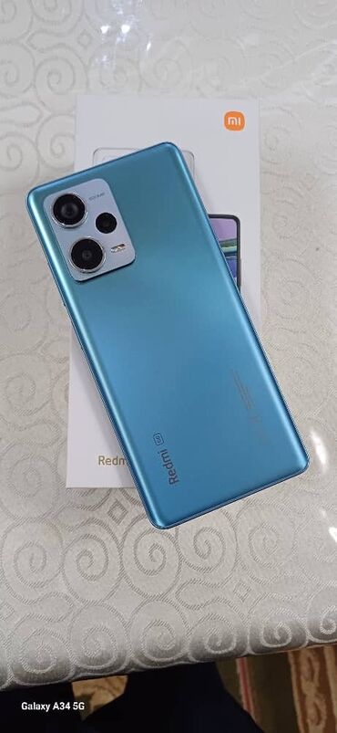 xiaomi poco m3: Redmi, Redmi Note 12 Pro+ 5G, Колдонулган, 256 ГБ, түсү - Көк, 2 SIM