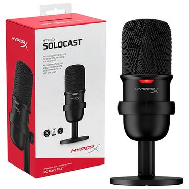 mini mikrafon: ⚫️usb gaming microphone "hyperx solocast" | mikrofon ⭐️dünyada ən çox