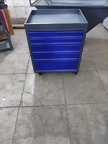 Mebel: Metal alət çekmecəli dolab - Material: qalın metal gövdə, toz boya — 2