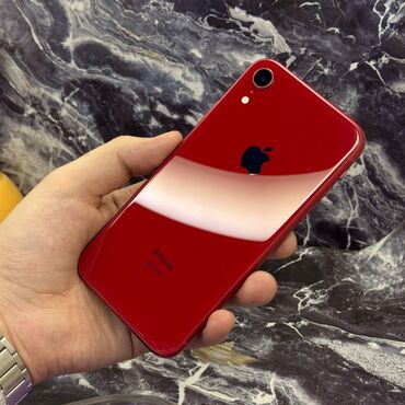 Apple iPhone: IPhone Xr, Б/у, 256 ГБ, Красный, 100 %