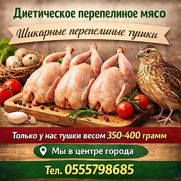 Мясо перепёлок! Мясистые тушки весом 300 грамм. Качество отличное. Мы at lalafo.kg Мясо перепёлок! Мясистые тушки весом 300 грамм. Качество отличное. Мы