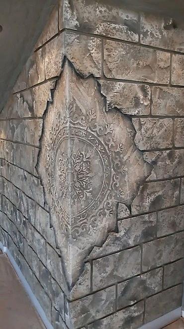 Fəvvarələr: Həyətyanı sahələr üçün dekorativ su bulağı və künc ocaq/ocaq altlığı — 19