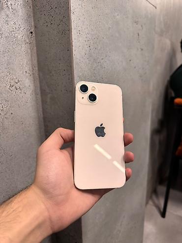 iphone 16 pro almaq: IPhone 13, 128 GB, Starlight, Zəmanət, Simsiz şarj, Face ID — 1