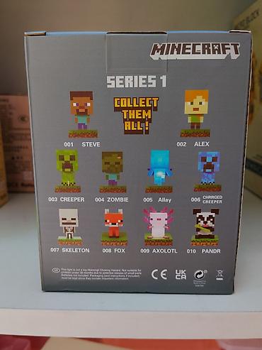 майнкрафт киндер: Светильник Minecraft — Крипер (Series 1) - Настольный светильник в — 2