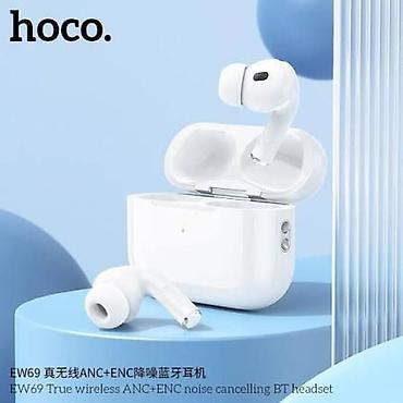 ipad 10 nəsil: Hoco EW69 – tam simsiz Bluetooth qulaqlıq - Aktiv səsboğma (ANC) + — 1