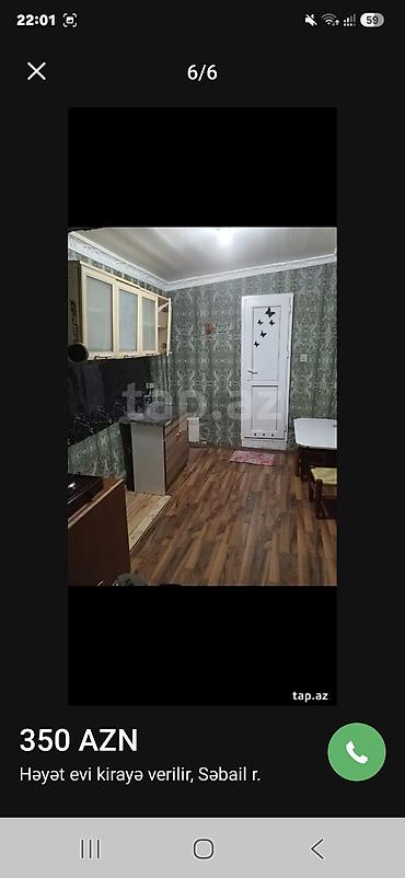 ecemide kiraye evler 2020: Sebail rayonu şixov kiraye ev 1 otaq 1 quxna internet var sanuzel evde — 1