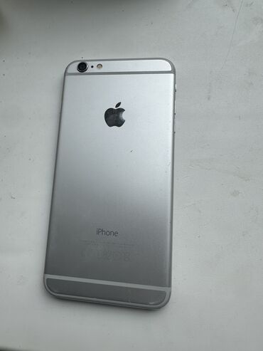Apple iPhone: IPhone 6 Plus, Б/у, < 16 ГБ, Серебристый, Кабель, 84 %