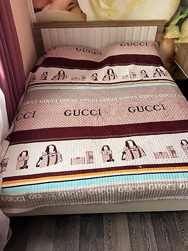 Спальные гарнитуры: Спальный гарнитур, Б/у, Двуспальная кровать, Тумба, Комод, Россия, Самовывоз, Платная доставка, цвет - Бежевый — 2