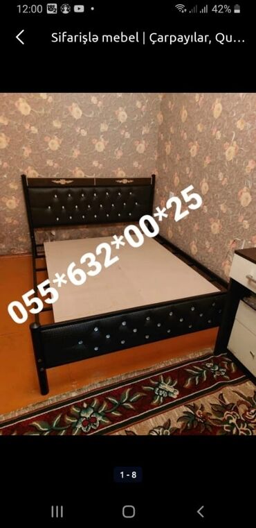 Sifarişlə çarpayılar: Birnəfərlik, Bazasız, Pulsuz matras, Siyirməli, Rusiya — 18