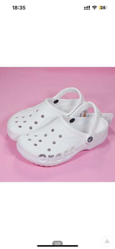 обувь белая: Crocs кроксы Вьетнам 38 размер