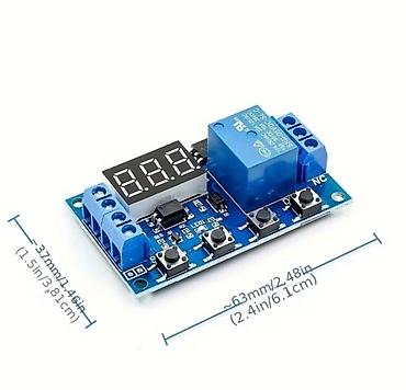 led h13: Röleli zamanlama modulu – 12V/5V (mikro-USB girişi ilə) — 3