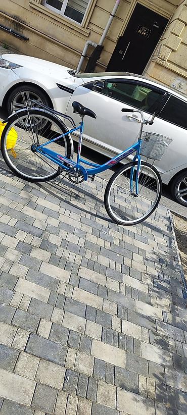 Şəhər velosipedləri: Şəhər tipli velosiped – STELS 28 - Rəng: metalik mavi, klassik aşağı — 10