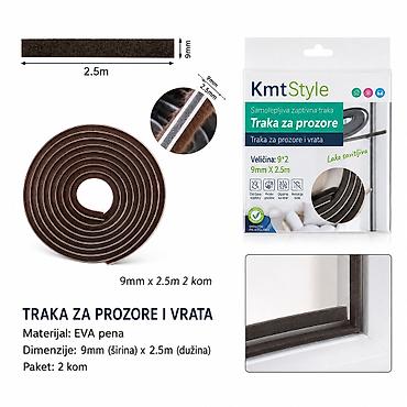 KMT 5M vrhova 3280611 Samolepljiva zaptivna traka za prozore i vrata