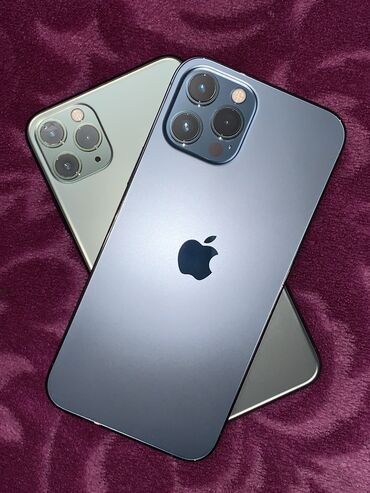 Apple iPhone: IPhone 12 Pro Max, 512 ГБ, Midnight, Защитное стекло, Чехол, Коробка, 84 %