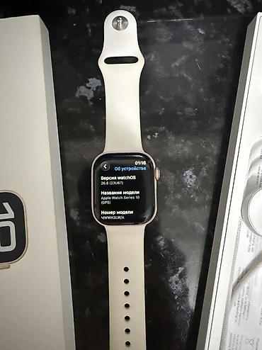 Акылдуу сааттар: Срочно продаю apple watch series 10 42mm в отличном состоянии с — 2