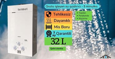 su qizdirici qazla qiymeti: Pitiminutka Demir dokum, 32 l/dəq, Yeni, Kredit yoxdur, Ödənişli çatdırılma