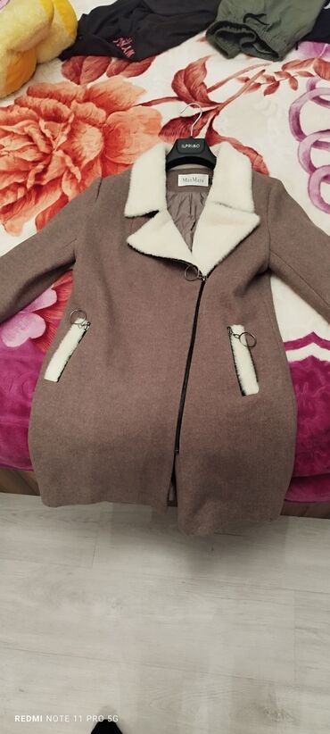женское драповое пальто: Пальто L (EU 40), цвет - Розовый