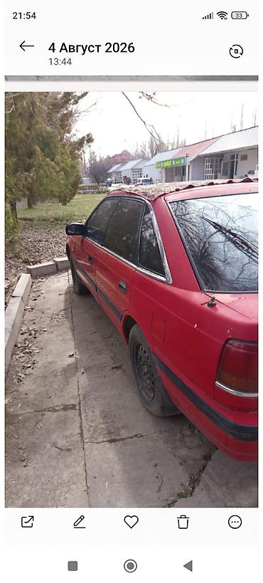 мазда 1989: Mazda 626: 1989 г., 2 л, Механика, Бензин, Лифтбек — 2
