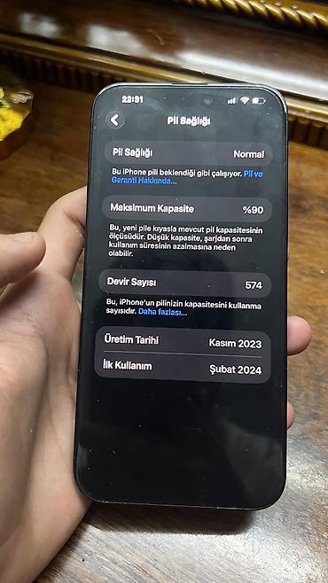 Apple iPhone: IPhone 15 Pro Max, 256 GB, Blue Titanium -da lalafo.az — 4 Apple iPhone: IPhone 15 Pro Max, 256 GB, Blue Titanium — 4