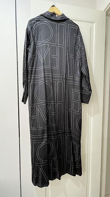 Повседневные платья: Платье-рубашка Clothe - Длина: макси - Цвет: графитовый/черный с — 3