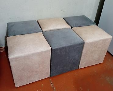 dolab ucuz: Kublu puf/stul modulları - Forma: kvadrat kub, çoxməqsədli modul - — 3