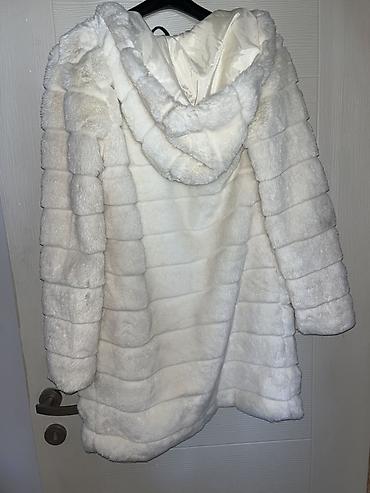 muški svečani prsluk: AMISU ženska jakna/kaput od veštačkog krzna - Model: kaput od mekog — 2