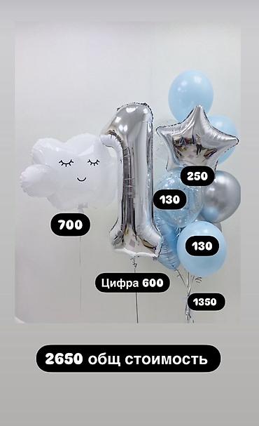 Шары: Воздушные шарики и готовые букеты - Набор «Перламутр и конфетти» — 7 — 54