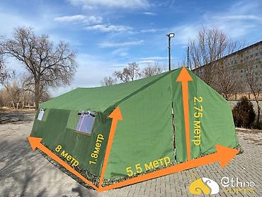 nomad: Палатка банкетная 5.5х8м 44м² Каркас металлический. Профильные трубы — 3