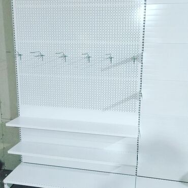 Стеллажи: Дукондорго, аптекаларга, ж.б. соода туюндорго керектуу Темир — 10