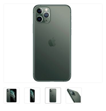 redmi 13c цена в бишкеке: IPhone 11 Pro Max, Жаңы, 256 ГБ, Matte Midnight Green, Бөлүп төлөө менен, 90 %