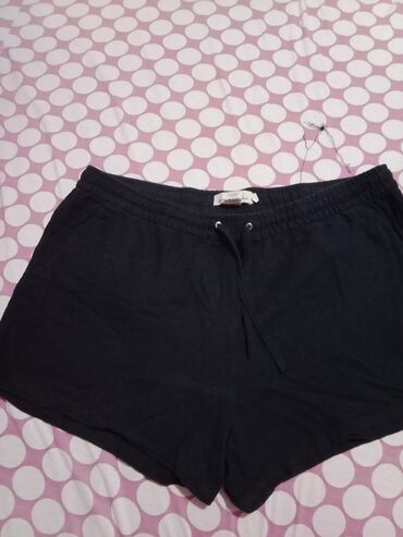 kratke majice i šortsevi za fitnes: 2XL (EU 44), Flax, color - Black, Single-colored