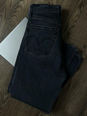 kingsman lee: Джинсы, Прямые, LeviS, Корея, Высокая талия, С бахромой — 5