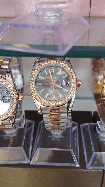 islenmis saat: Məhsul: Kvars mexanizmlu klassik kişi qol saatları (Rolex üslublu) — 7