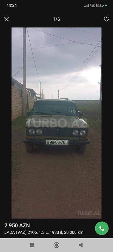 30 kuza: VAZ (LADA) 2106: 1.3 l | 1983 il 20000 km Sedan — 3