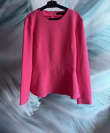 majice otvorenih leđa: XS (EU 34), Single-colored, color - Pink