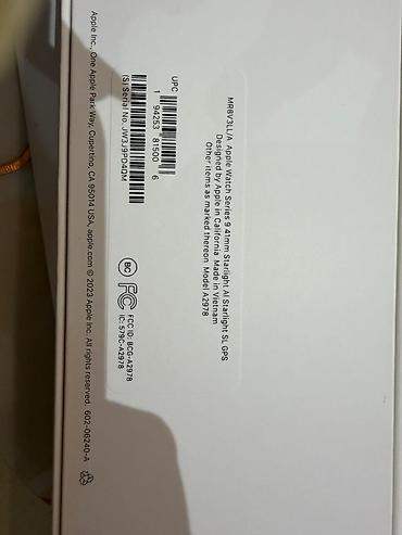 apple watch adapter: Apple Watch (Alüminium gövdə, Light/Bej rəngli silikon kəmər) Xanıma — 6