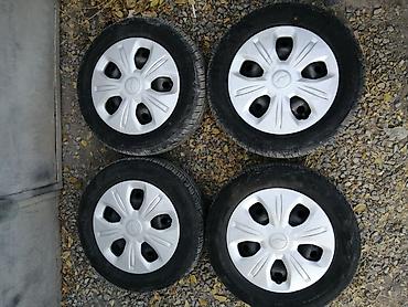 кобаль: Диски R14 оригинал от Шевроле Спарк с летними шинами "KUMHO" 175/65/14 — 2