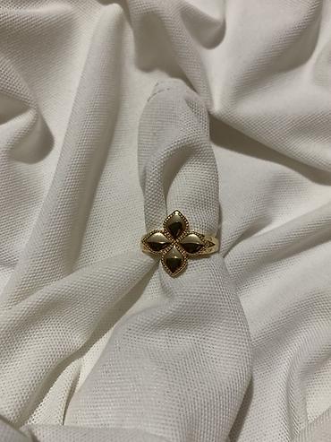 Кольца: Авторские женские кольца из ювелирного сплава в тёплых золотистых — 6