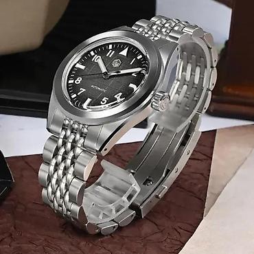 Ručni satovi: San Martin SN0131-G - 39.5mm - Crna -Patek Philippe Aquanaut — 5