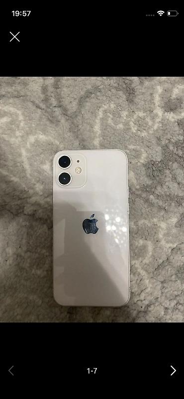 a 12: IPhone 12 mini, Б/у, 128 ГБ, Белый, Защитное стекло, Чехол — 3