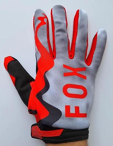 tomos za decu: Biciklističke/motokros rukavice FOX – crveno/siva kombinacija - — 7