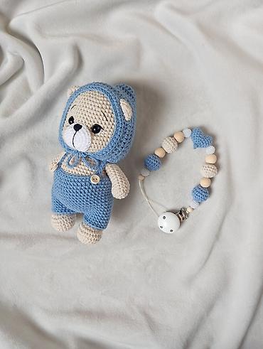 Другие товары для новорождённых: Вязаные игрушки и аксессуары для малышей - Гипоаллергенные материалы — 4