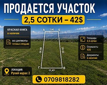 Жер тилкелери: 2 соток, Курулуш, Кызыл китеп — 1