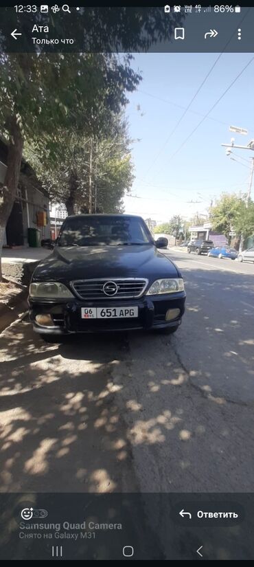 двигатель рехстон: Ssangyong Musso: 2000 г., 2.9 л, Автомат, Дизель, Внедорожник