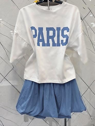 Kompleti: ✅Komplet majica + suknja “PARIS”
✅1950 din — 4